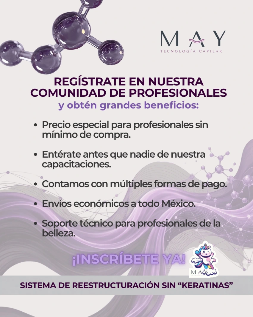 Registro para estilista MAY