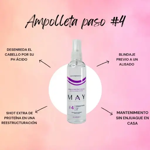 [E-COM14] #4 Ampolleta MAY Tecnología Capilar 100mL