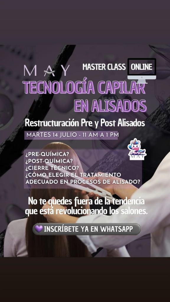 MasterClass Tecnología Capilar en Alisados